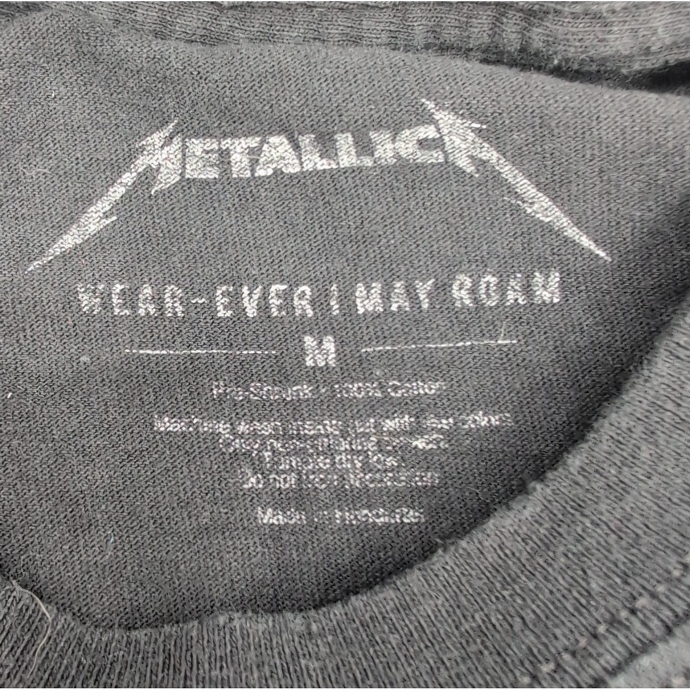 Metallica 2021 Tour Shirt Wherever I May Roam Men's Size M Concert Merch - Picture 8 of 10